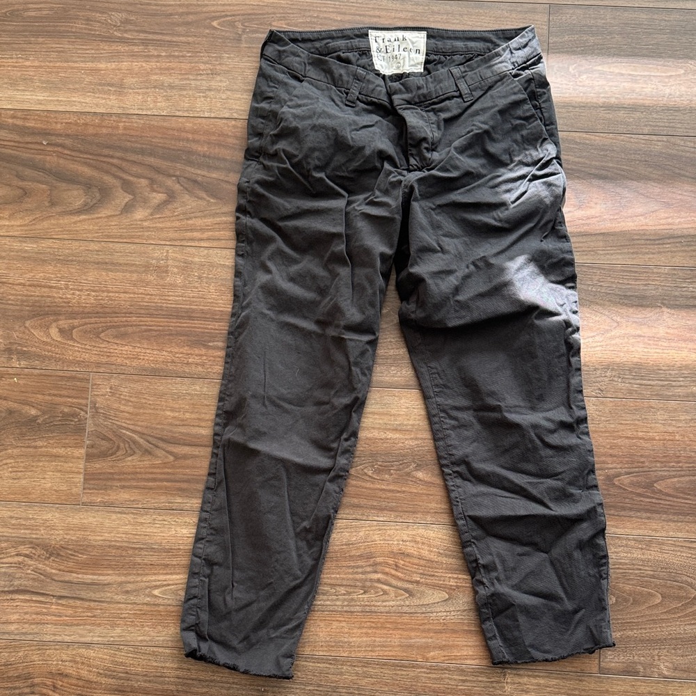 Frank & Eileen Charcoal Chinos